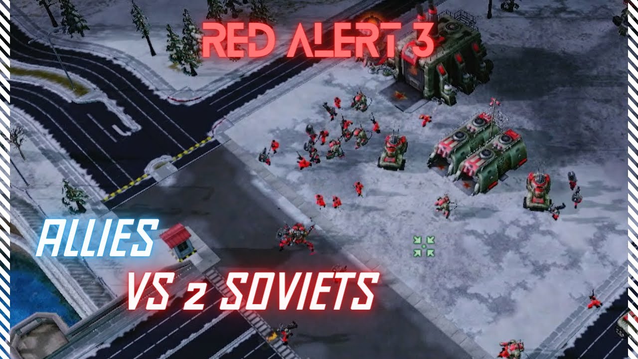 Hard Fought Battle Against 2 Russian Bases - C&C Red Alert 3 - Xbox 360