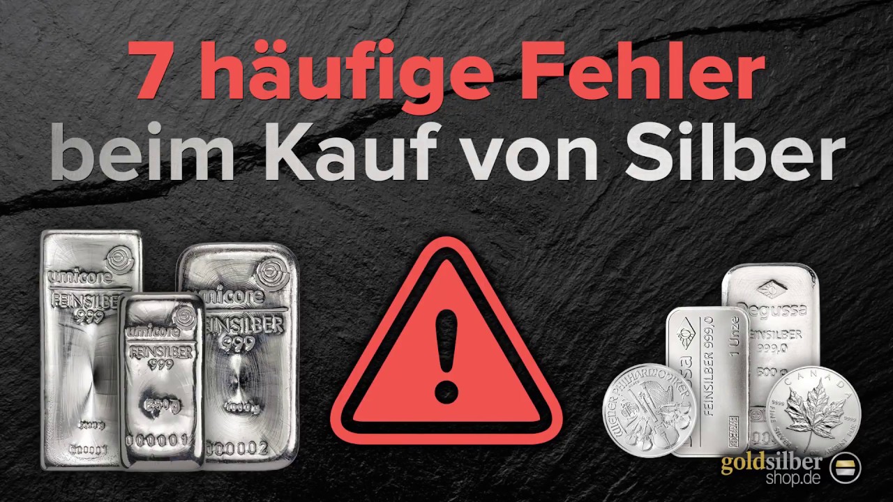 Silber kaufen: 7 häufige Fehler