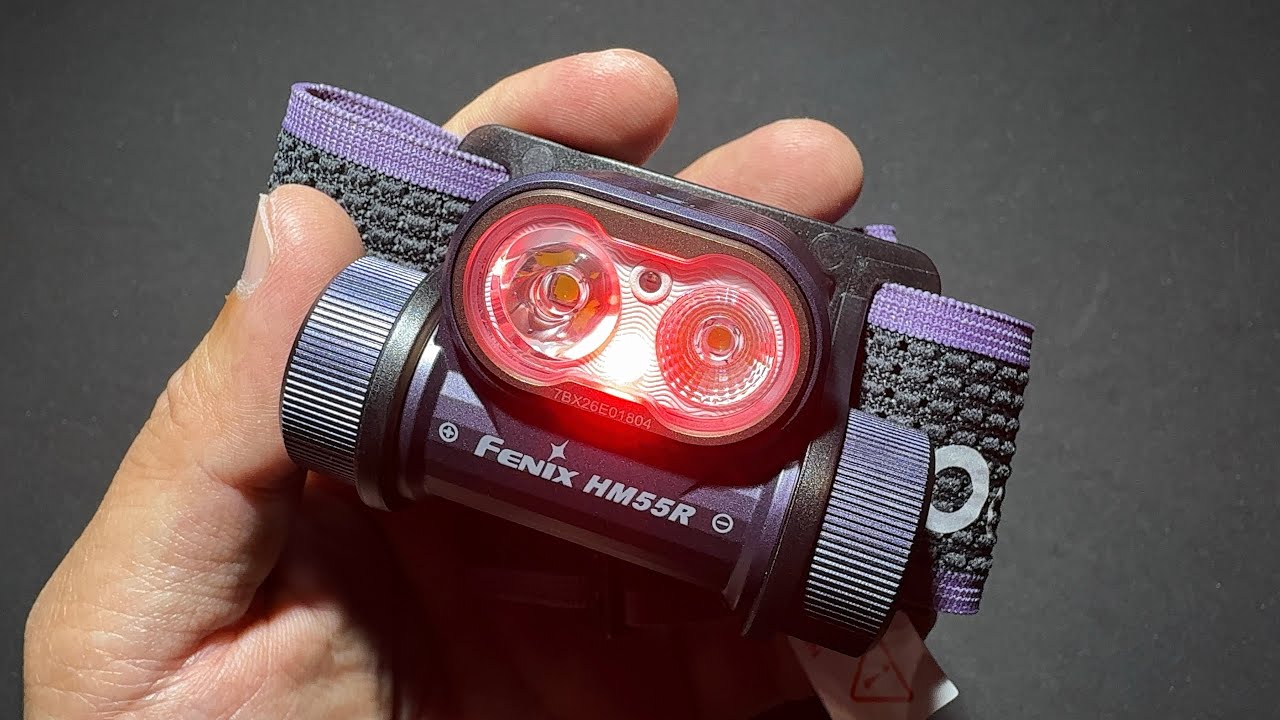 FENIX HM55R DARK PURPLE สองแสงหลักดี แดงก็มีด้วย คล่องตัวใช้ง่าย