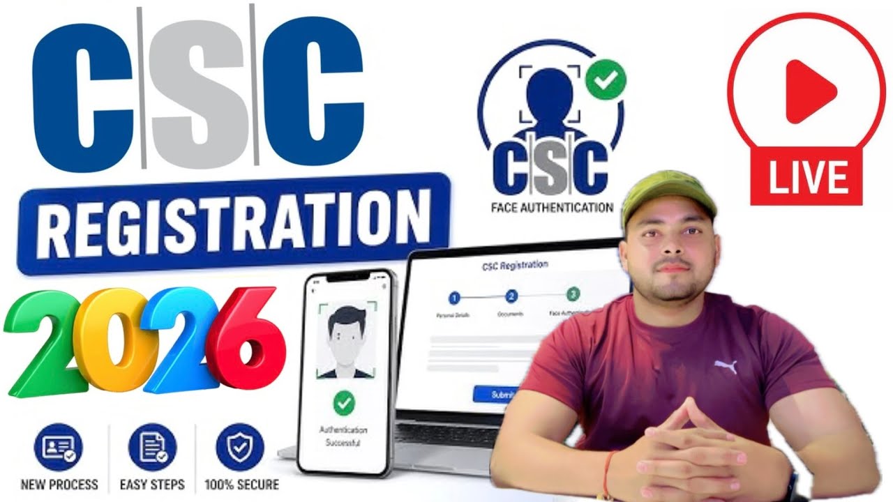 CSC New Registration 2026 | How to Create CSC ID | How to Open CSC Center Full Process | anujsaini25
