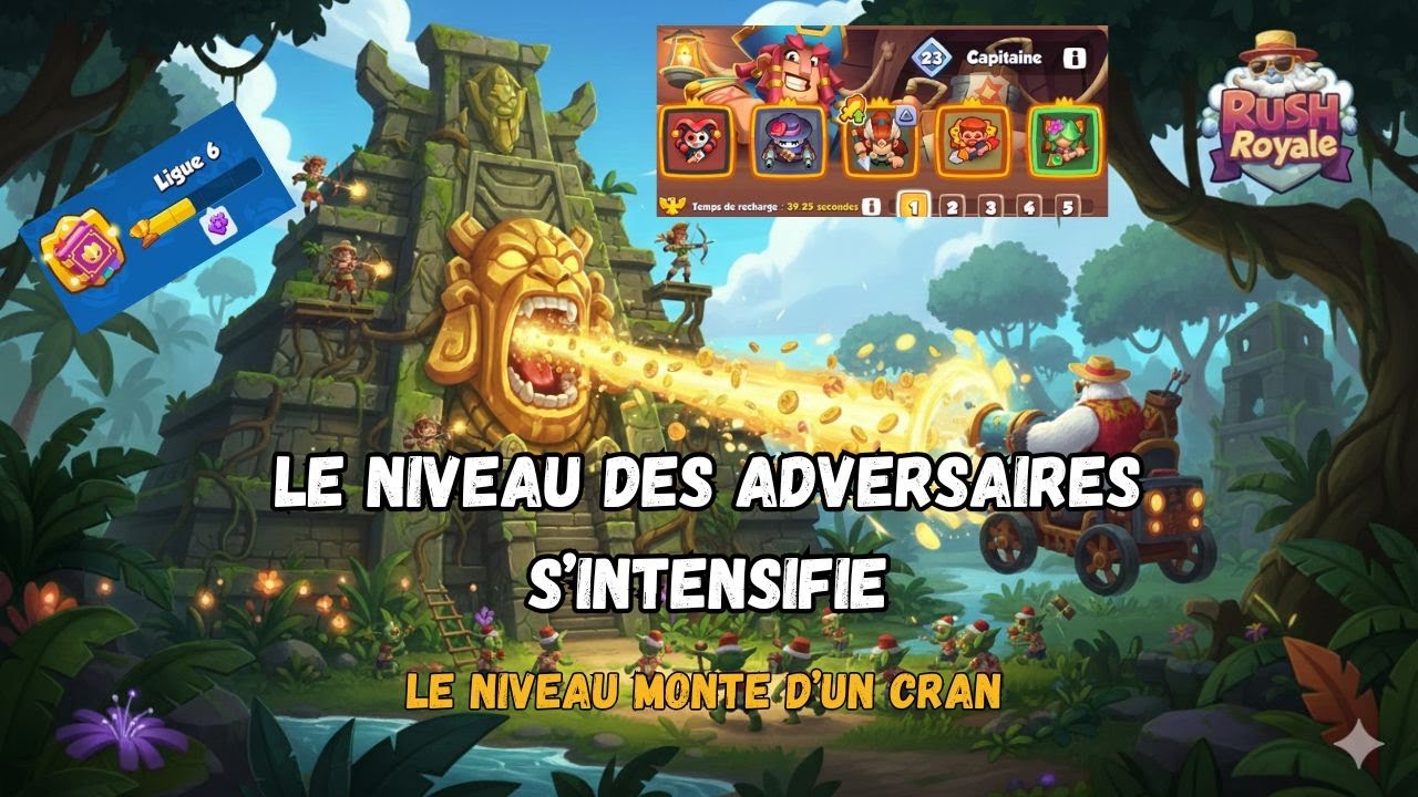 Rush Royale | Le niveau des adversaires s’intensifie… la Ligue 6 ne rigole pas 🔥