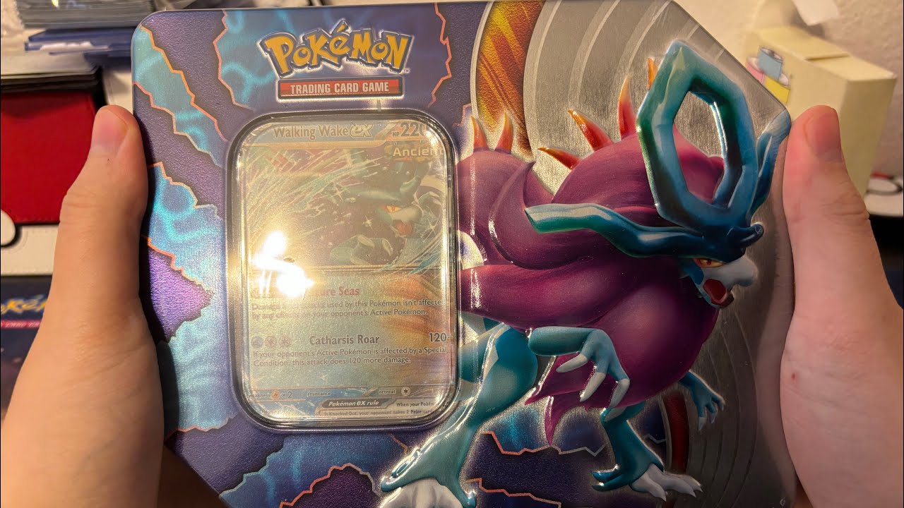 Paradox Clash Walking Wake ex Tin Opening!