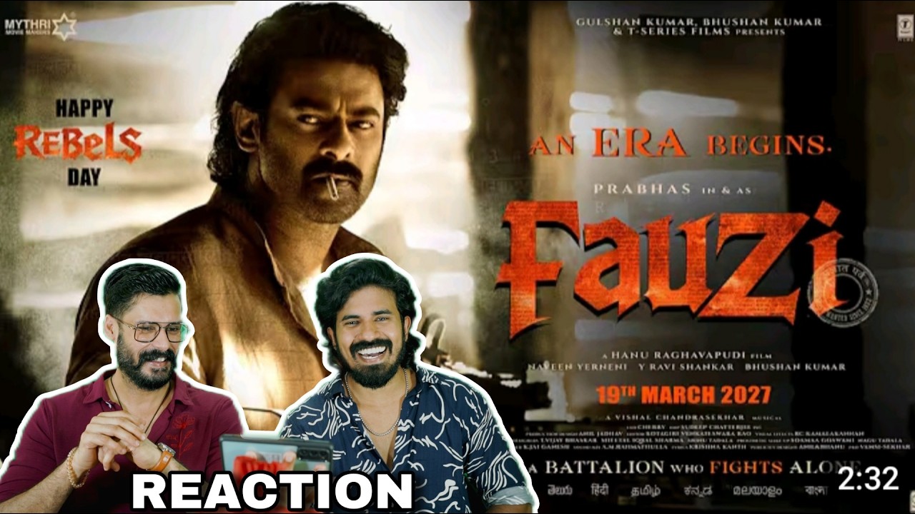 File No. 25 FAUJI Teaser Reaction | Prabhas Hanu Raghavapudi Rebel Star | Entertainment Kizhi