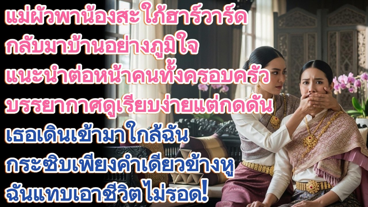 😱 แม่ผัวพาน้องสะใภ้ฮาร์วาร์ดกลับบ้าน! กระซิบคำเดียว...เกือบเอาชีวิตไม่รอด!