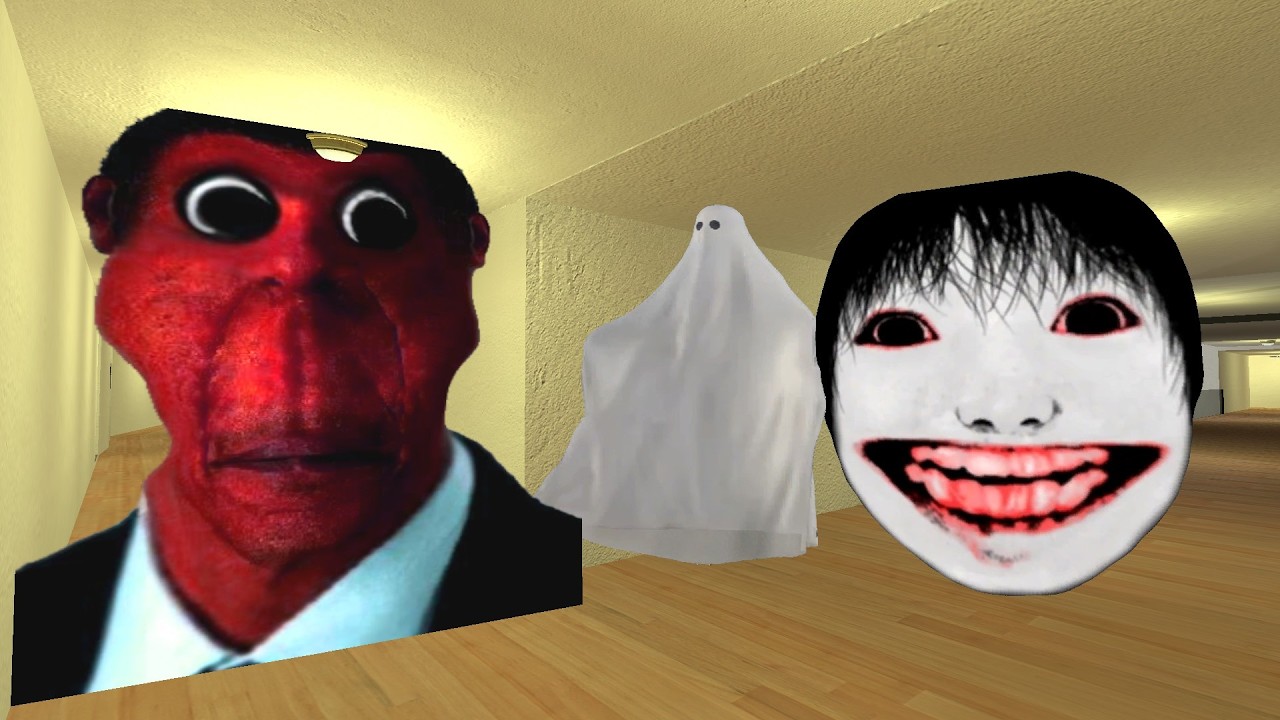 YOSHIE & OBUNGAH READ AND REAL GHOST ESCAPE THE LIMINAL HOTEL | #gmod #nextbots