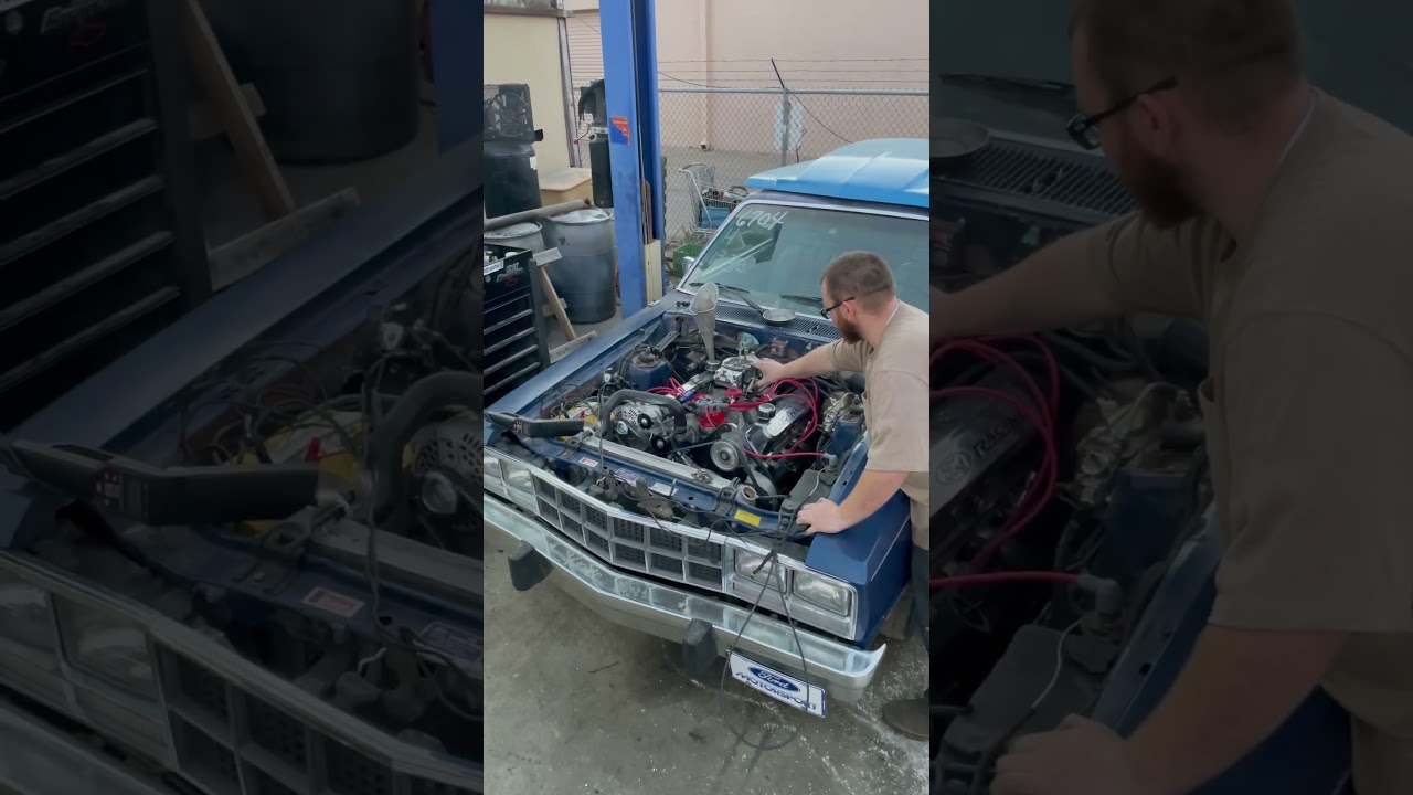 408 stroker small block ford first start up