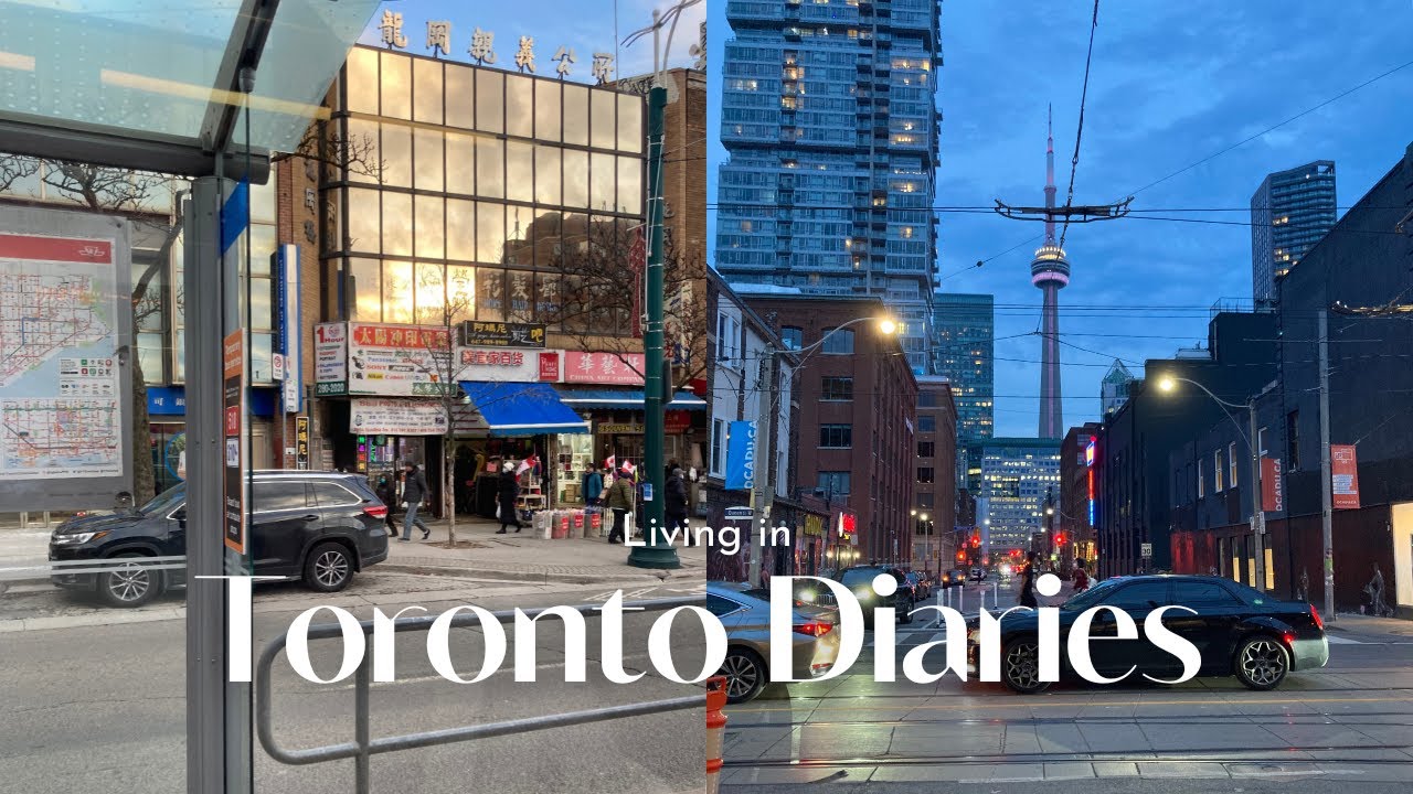 Living in Toronto Diaries| Chill rainy days, Vietnamese food, Walking through Chinatown| Vlog