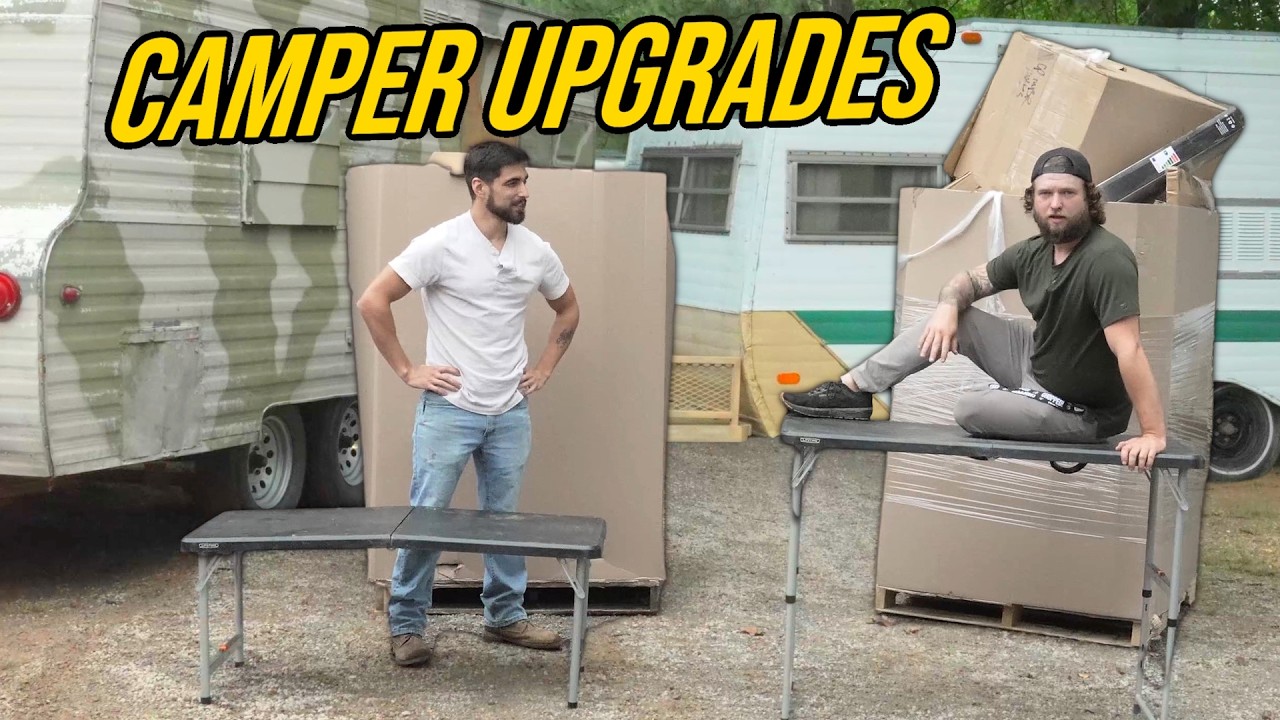 1v1 Amazon Return Pallet Camper Upgrades Challenge!