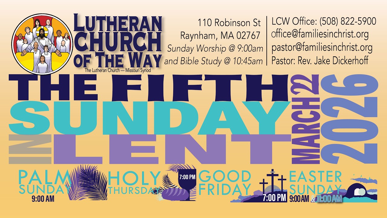 + MIDWEEK FIVE IN LENT + (03/25/26)