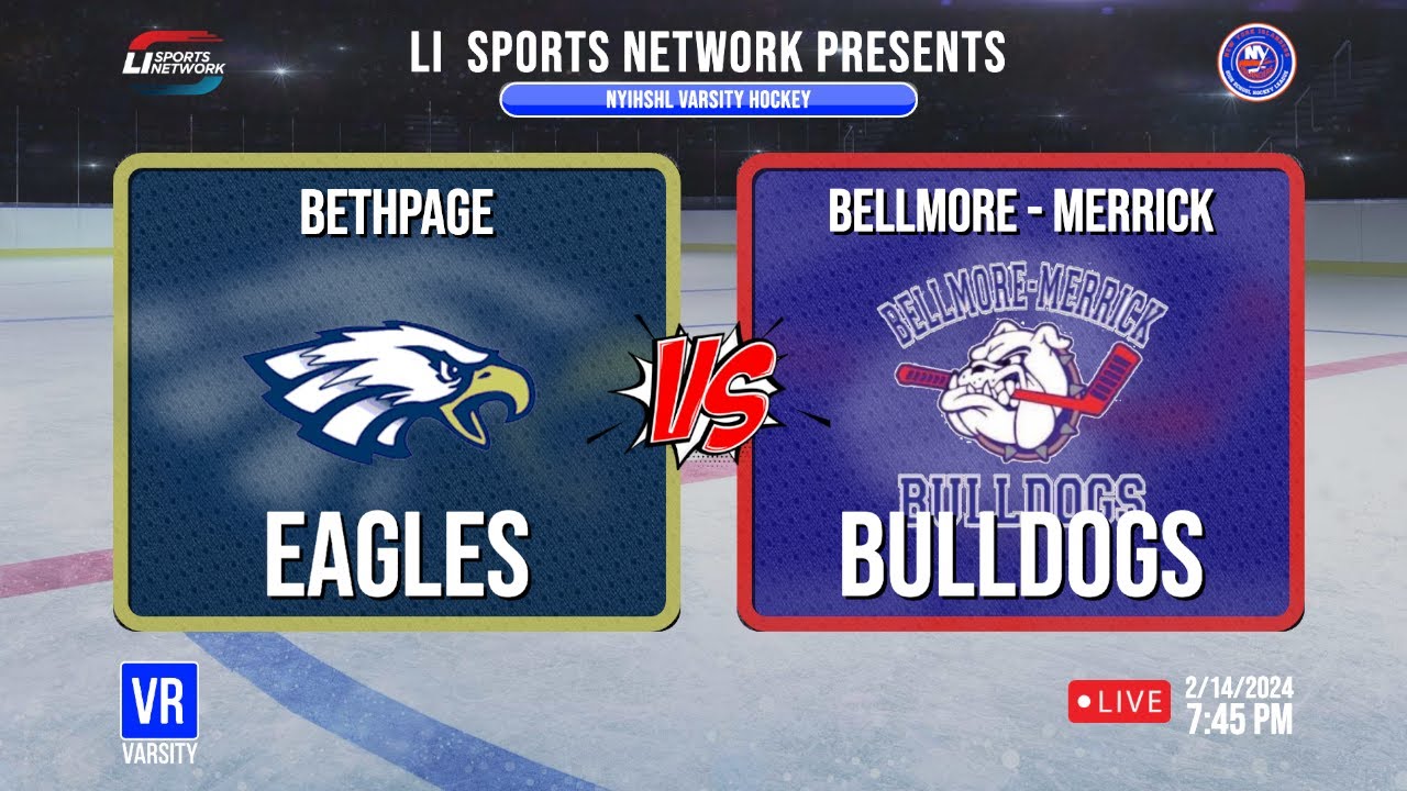NYIHSHL Varsity Ice Hockey | Finals Game 2 - Bethpage vs Bellmore Merrick