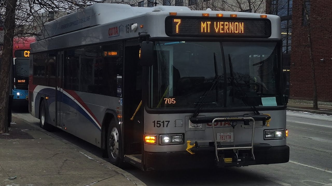 COTA || 2015 Gillig 40' CNG || #1517 || 7 Mt Vernon/Easton (Reroute) || ride