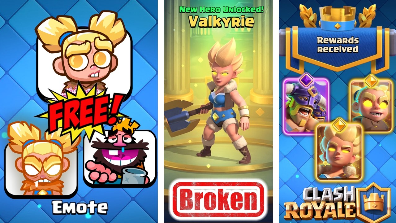 Free Hero for EVERYONE! Free Emotes! Hurry and Get New Season Rewards in Clash Royale!