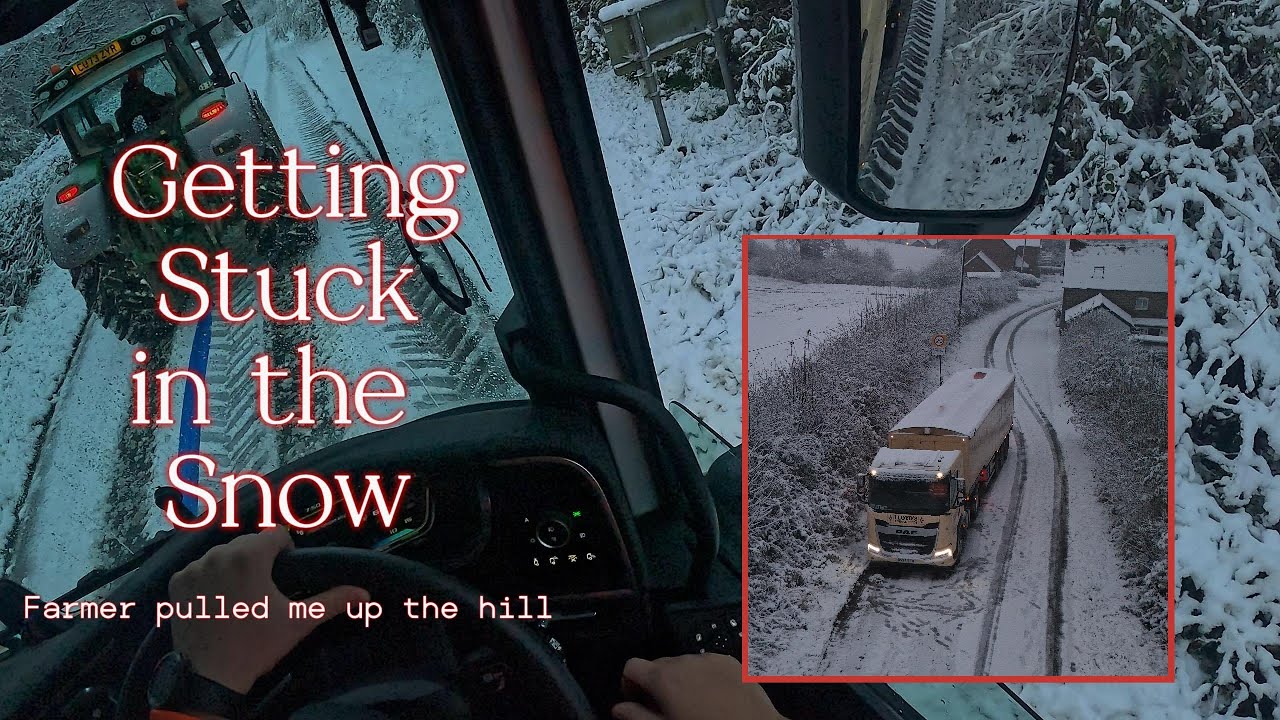 Getting STUCK in the SNOW! In a 44t HGV!