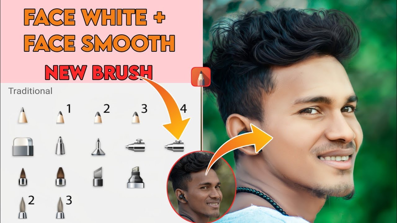 Hard Smooth + White Face Photo Editing | hard smooth face editing | smooth skin face smooth editing