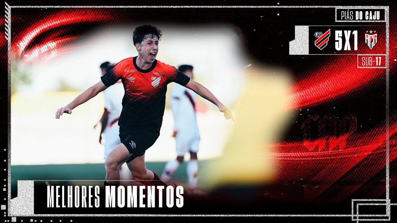 Athletico 5x1 Atlético-GO | Brasileiro sub-17 | MELHORES MOMENTOS