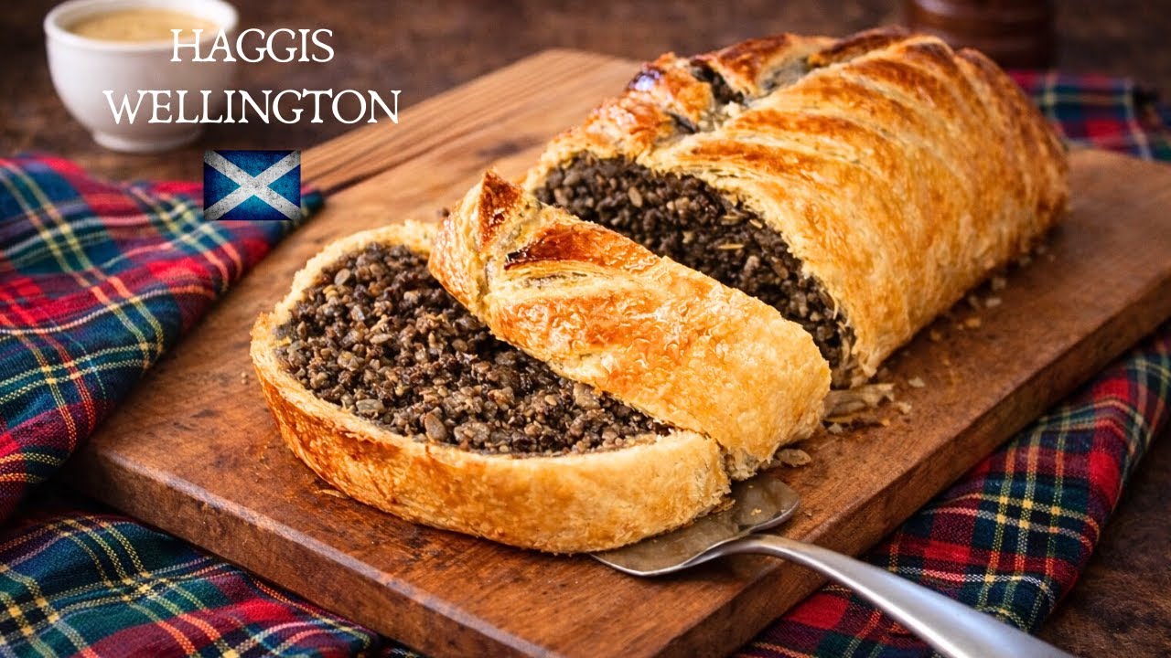 Haggis Wellington | Haggis in pastry | Burns night supper