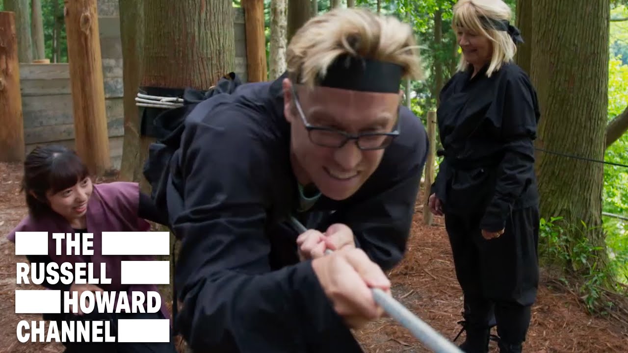 Russell Howard & Mum Train With Ninjas | The Russell Howard Channel