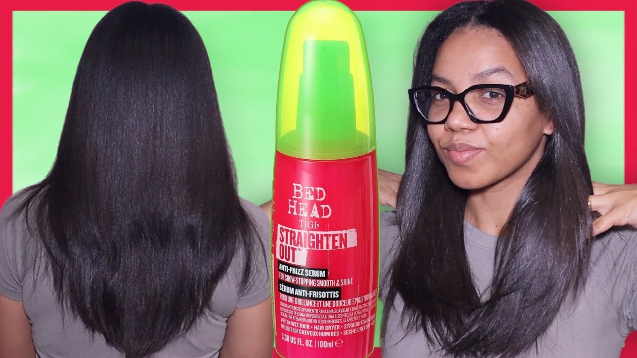 Bed Head STRAIGHTEN OUT - Testei MAIS UM leave in ANTI FRIZZ da BED HEAD