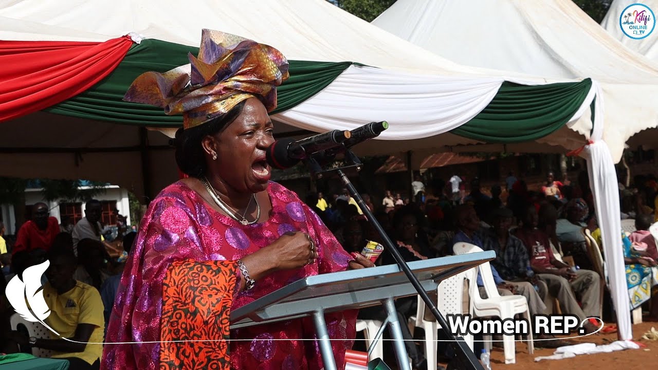 Furious!! Kilifi County Women Representative Hon. Gertrude Mbeyu  against Mogokaa in Kilifi County.