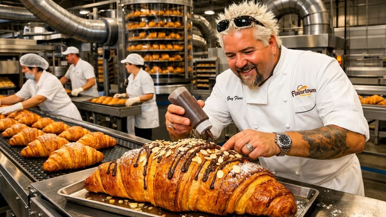 Inside the Croissant Factory: Guy Fieri’s Buttery French Icon Made at Scale (Full Process)