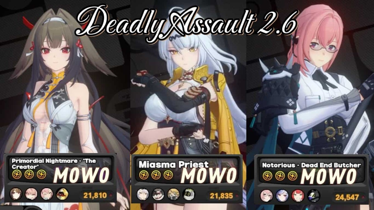 Deadly Assault 2.6 | F2P Ye Shunguang , F2P Yixuan , Yanagi | Zenless Zone Zero 2.6