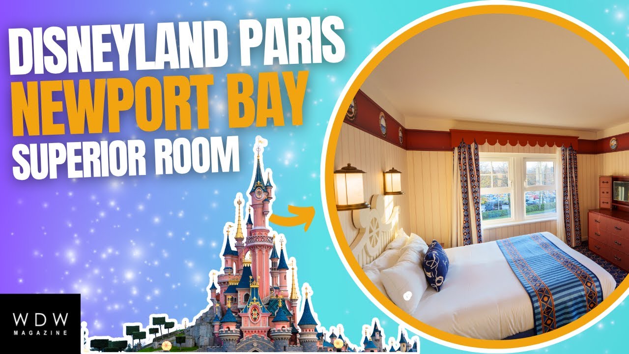 Disneyland Paris - Newport Bay Hotel Room Tour