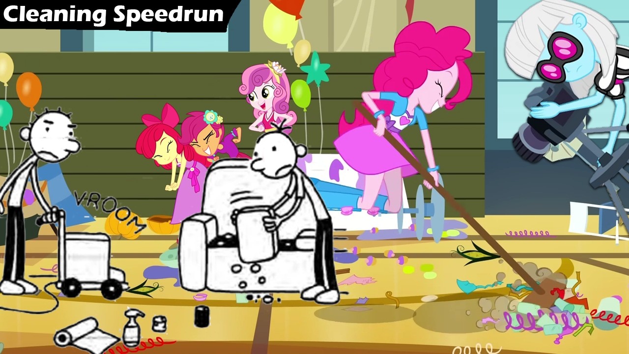 Time to Come Together, but it's the cleaning song from Rodrick Rules