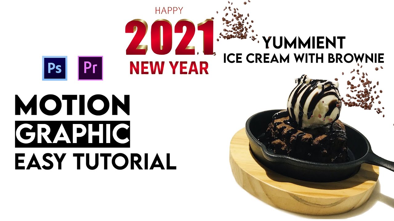 Ice-cream Motion Graphic Banner in Adobe Premiere Pro