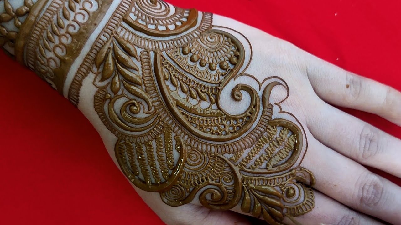 Easy 3D Style Floral Henna Design | Simple Bridal Mehndi | rakhi Bhrwa Mehndi | सुंदर मेहंदी डिजाइन