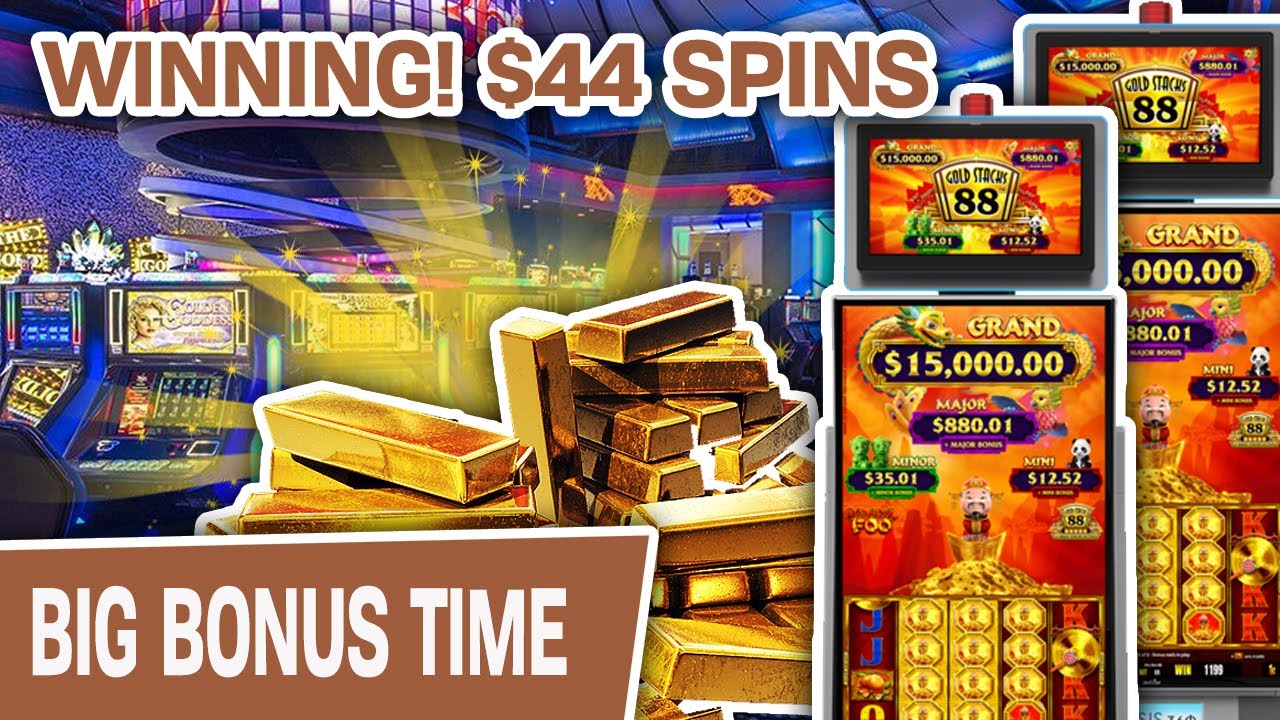 🥇 WINNING! $44 Gold Stack Slot Spins in Hollywood, Florida 💣 Can I Get a MINI BOOM?