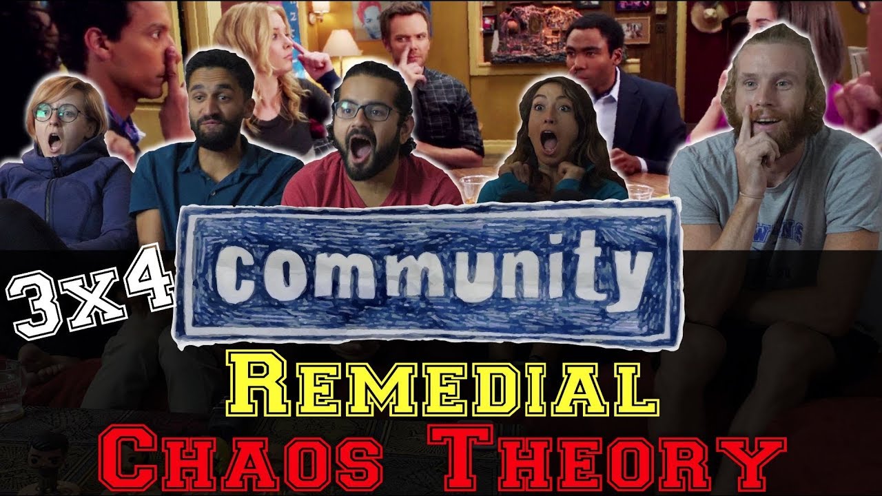 Community - 3x4 Remedial Chaos Theory - Group Reaction