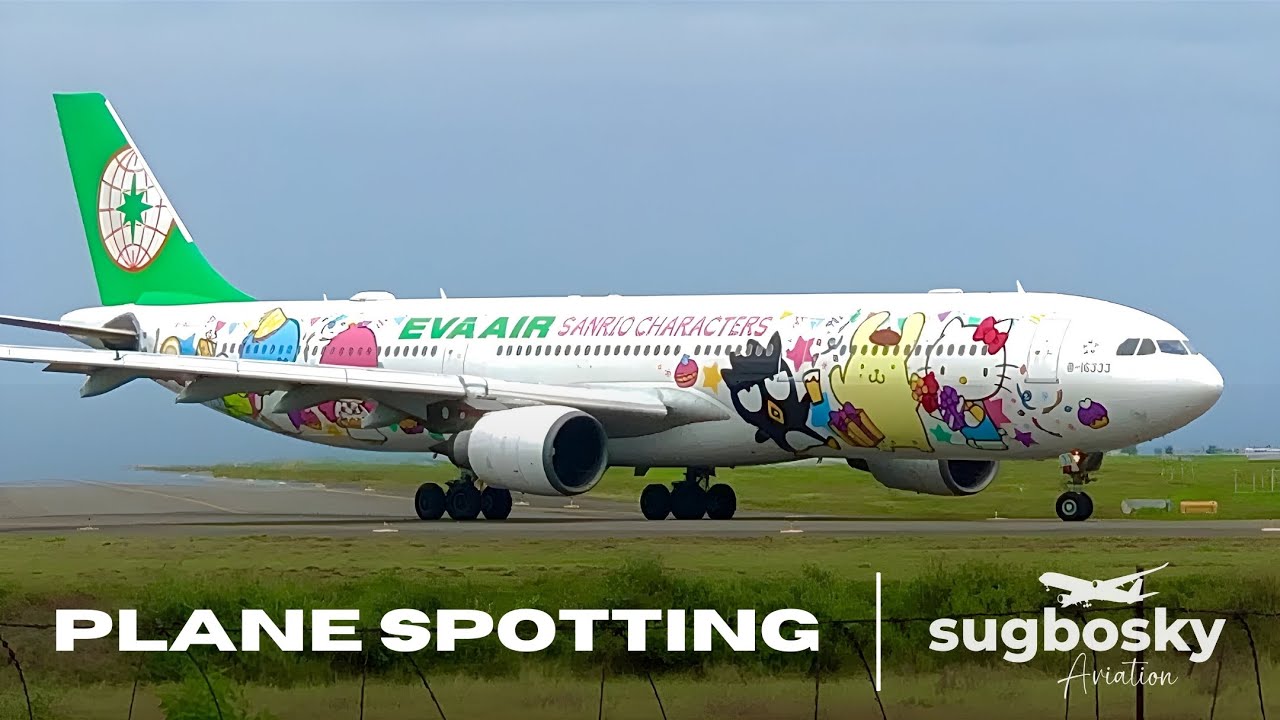 CLOUDY DAY Plane Spotting✈️ at Mactan-Cebu International Airport 🇵🇭 (CEB/RPVM)