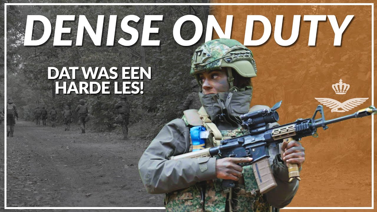 Ik raak MIJN WAPEN kwijt tijdens bivak | Denise On Duty | Afl. 2 🪖