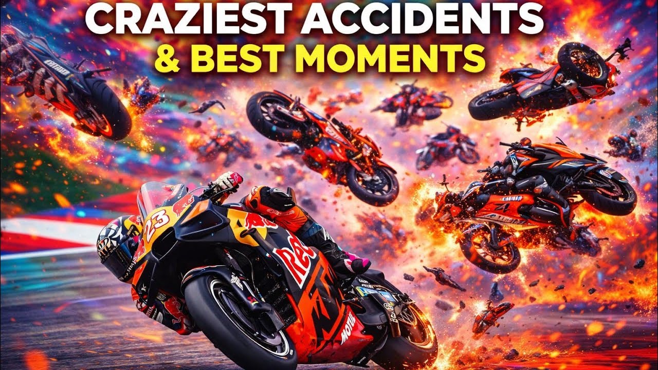 CRAZIEST ACCIDENTS & BEST MOMENTS in MotoGP HISTORY