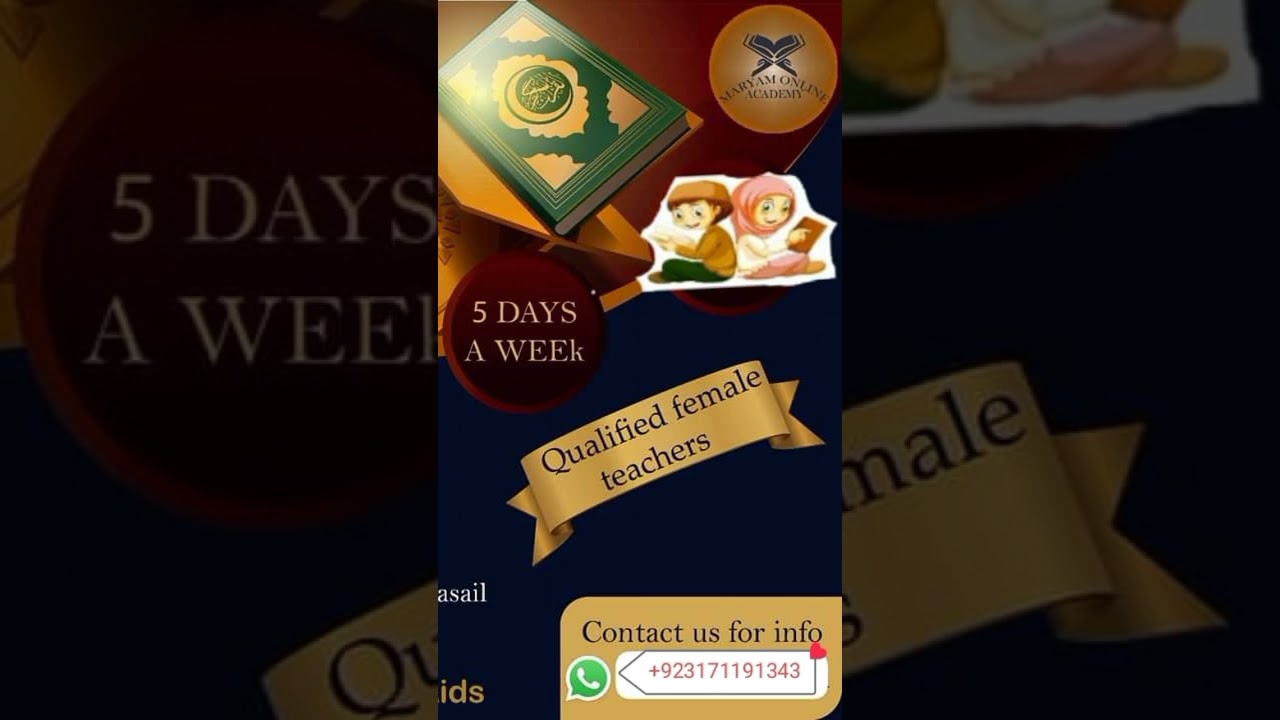 I am online Quran teacher for kids and female contact on WhatsApp imo + 923171191343 1000ksubscribr