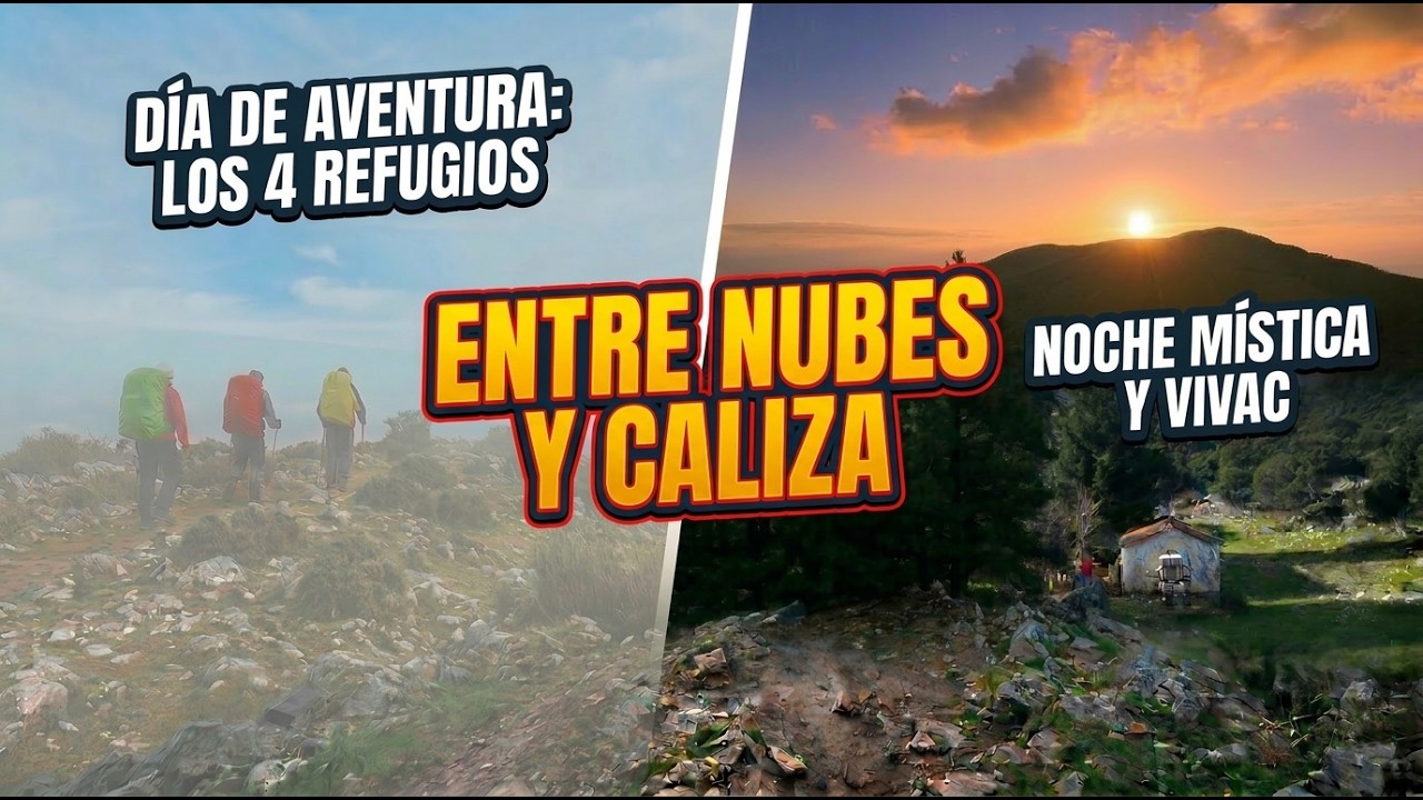 Entre nubes y caliza: Pernocta en Refugio  Casa del Aljibe