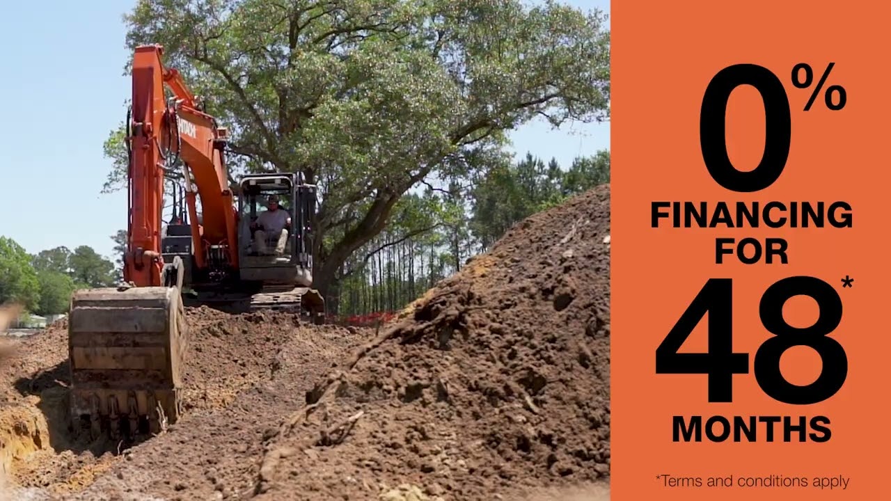Excellent 0% Financing for 48 Months on Hitachi Construction Equipment, now at Hills!