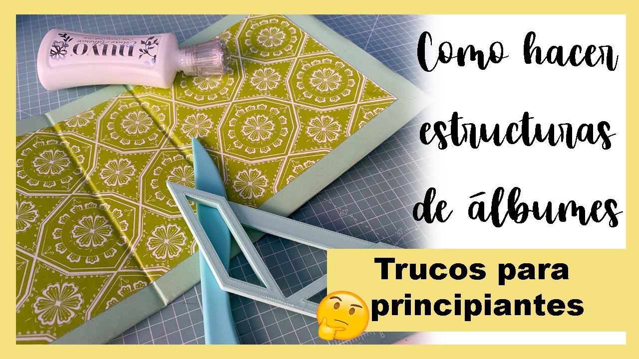 Como hacer la estructura de un álbum 🤔 - TRUCOS scrapbooking para PRINCIPIANTES - #4