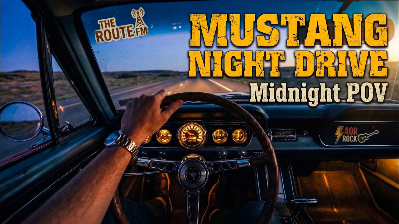 Classic Mustang POV Drive | 80s AOR & Stadium Rock