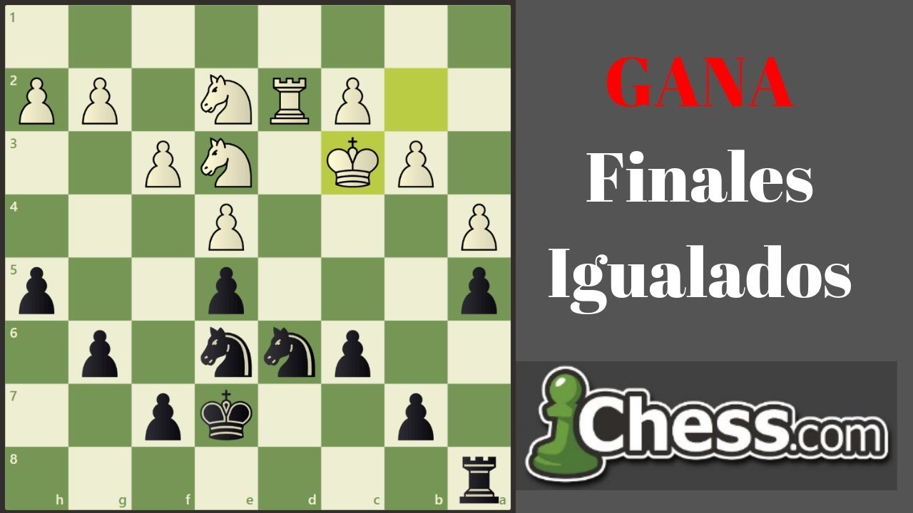 ¿Cómo Ganar Finales Igualados en Ajedrez?