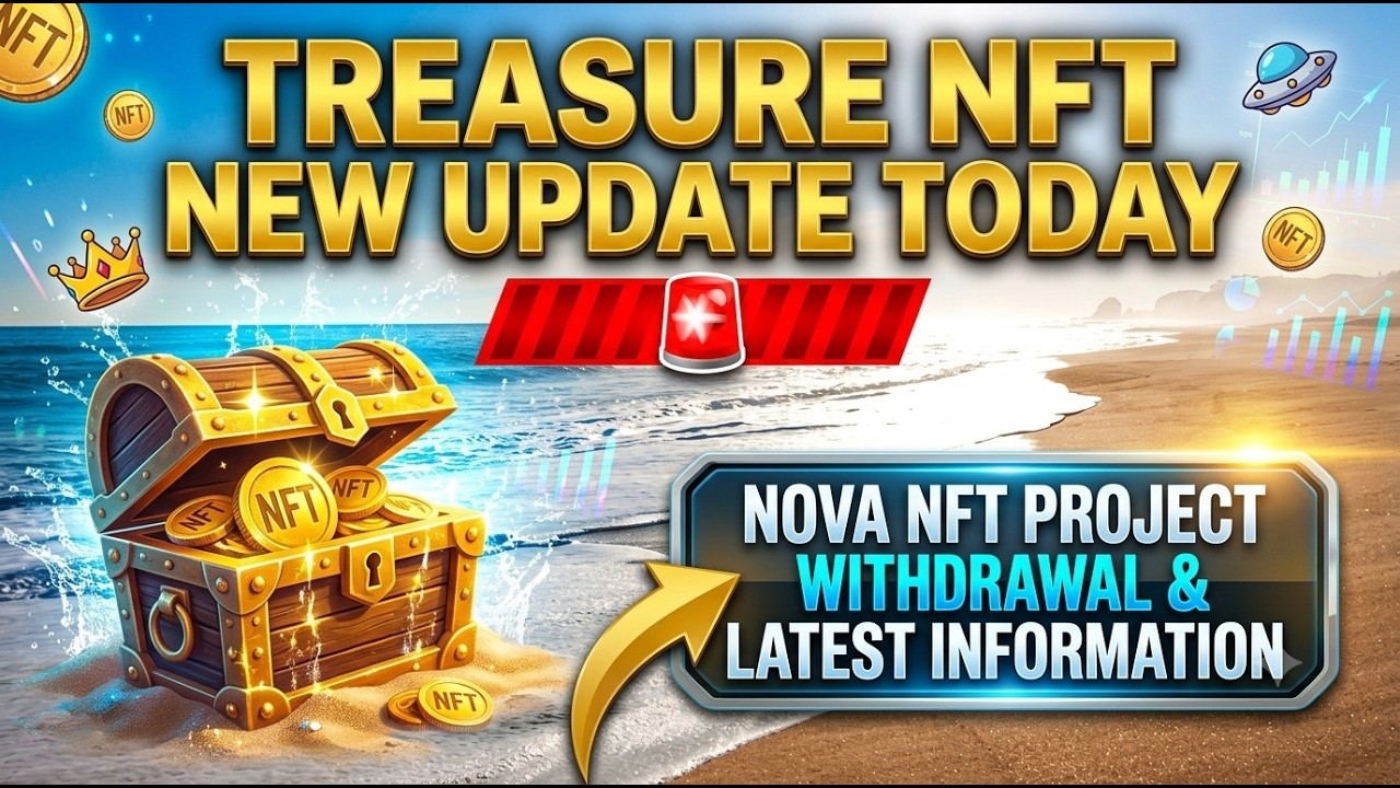 TREASURE NFT NEW UPDATE TODAY | LATEST UPDATES AND INFORMATION | WITHDRAWAL UPDATE NOVA NFT PROJECT