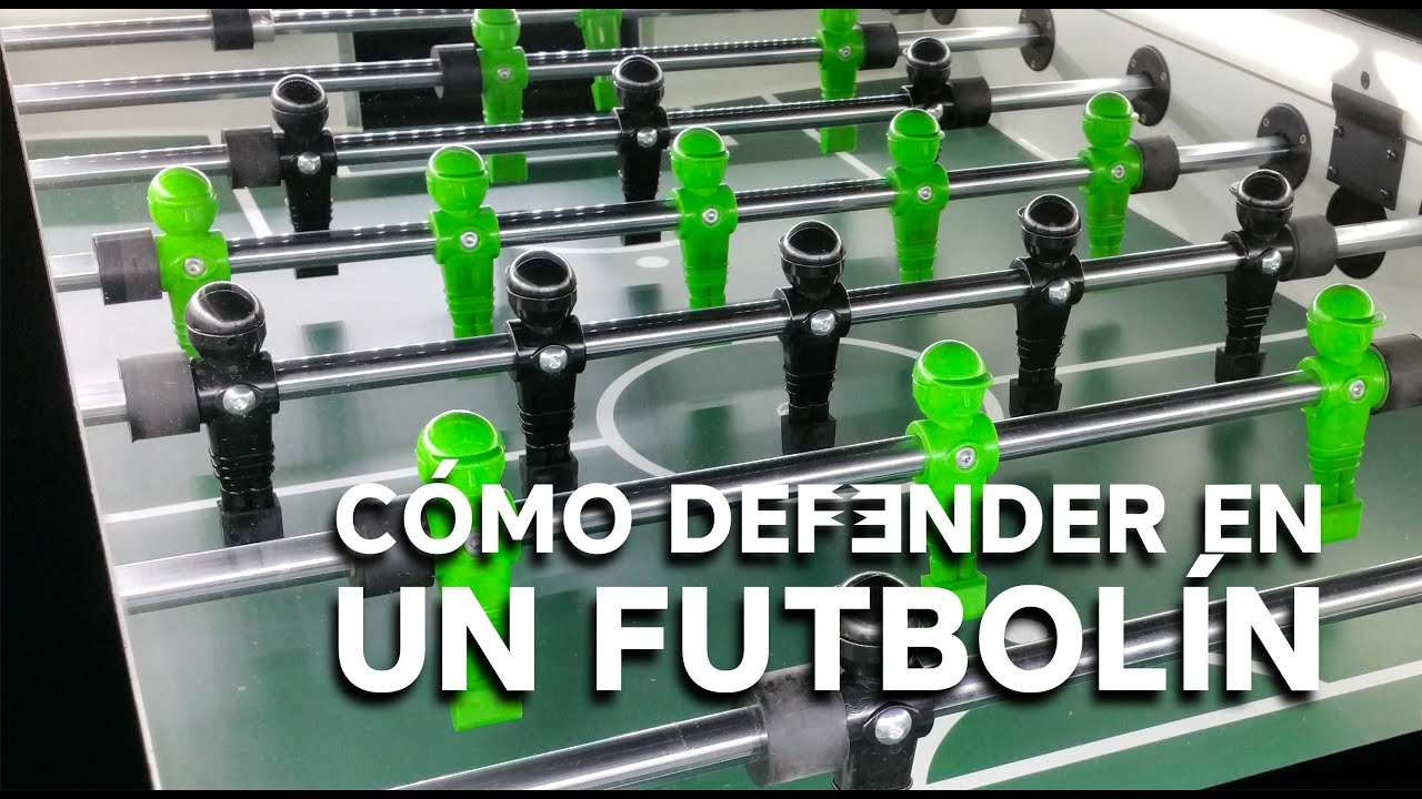 Cómo defender en un futbolín profesional Leonhart
