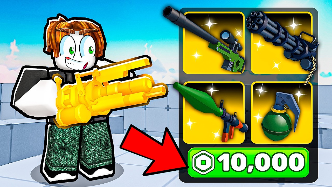 Начинаю всё сначала, как новичок, но с ОЧЕНЬ мощным ОРУЖИЕМ (Roblox Rivals).