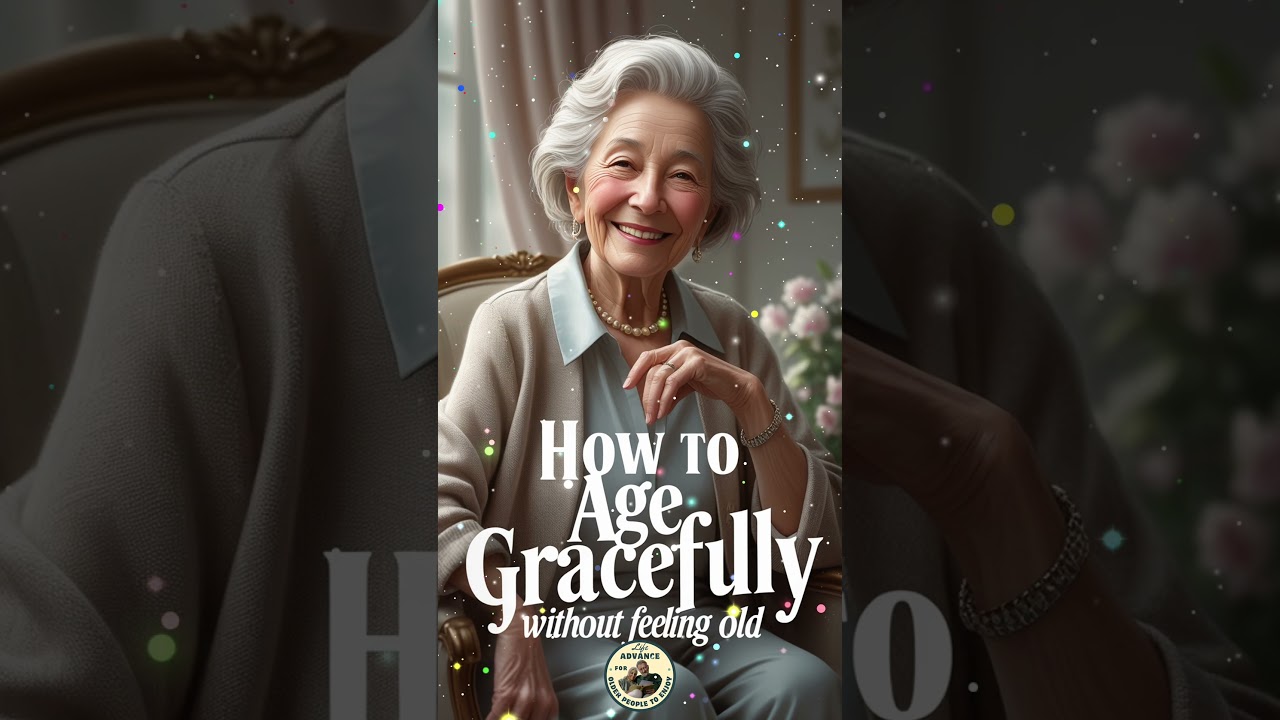 HOW TO AGE GRACEFULLY WITHOUT FEELING OLD #goldenyears #motivation #agingwell #healthyaging