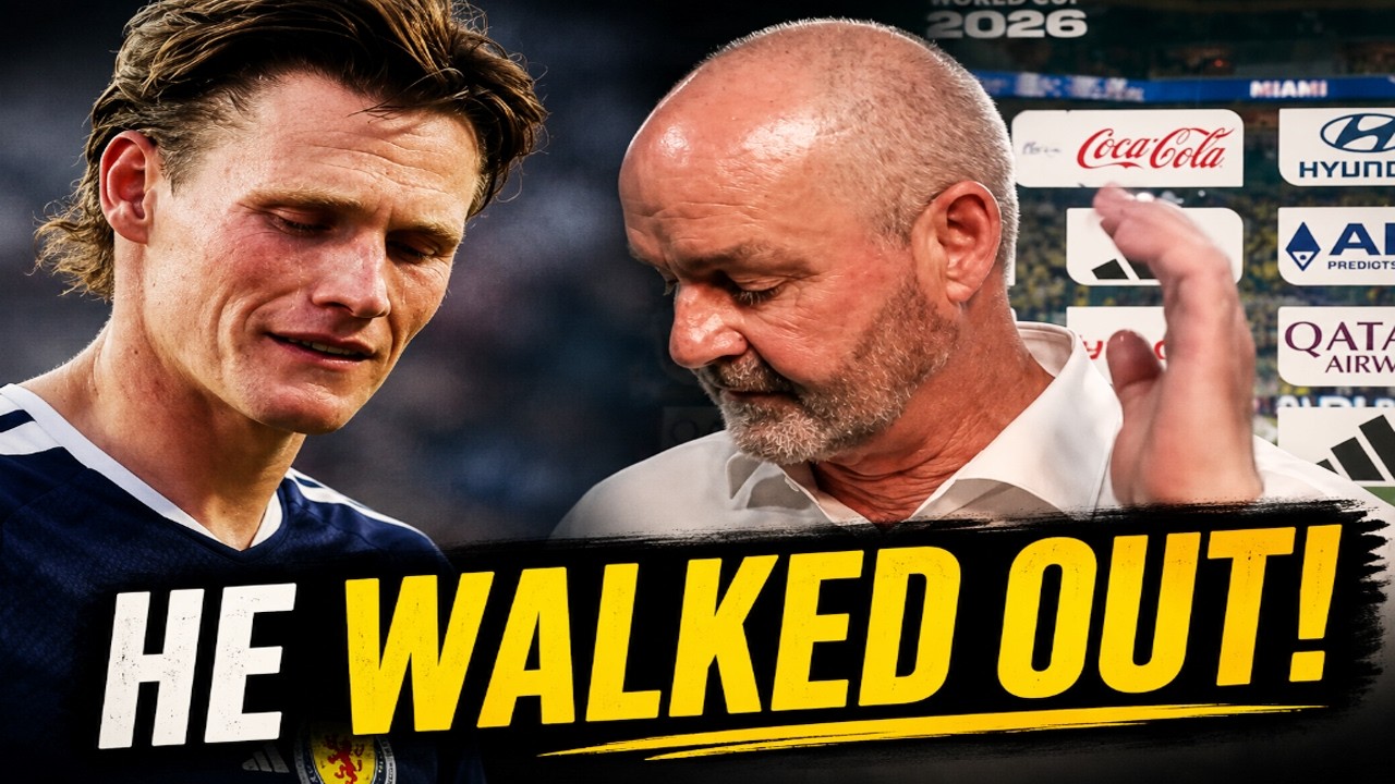 Steve Clarke Storms Off Live TV After Scotland Collapse