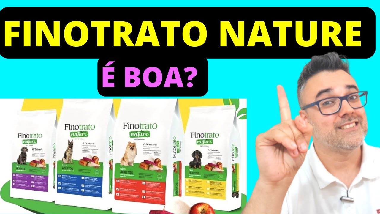Ração FINOTRATO NATURE ✅parece ÓTIMA!! 🔴LANÇAMENTO!