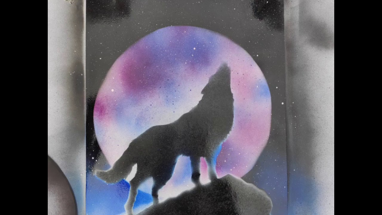 LOBO AULLANDO EN SPRAY | SprayJart