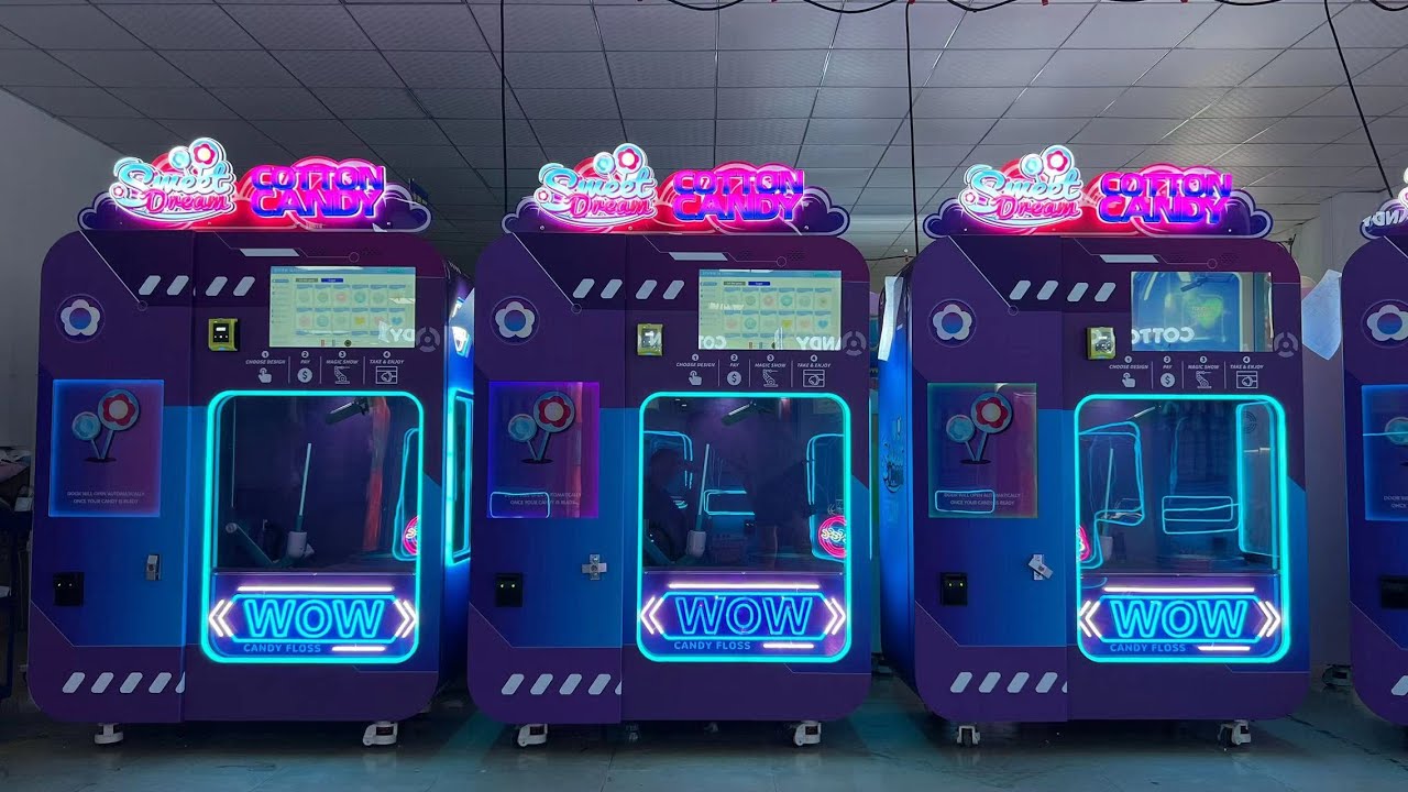 Basic Operation - Guidance video - cotton candy vending machine