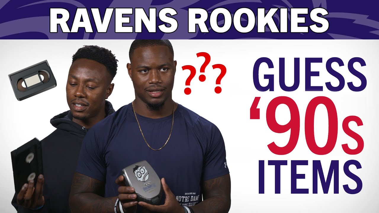 Ravens Rookies Guess the '90s Items | Baltimore Ravens Superlatives