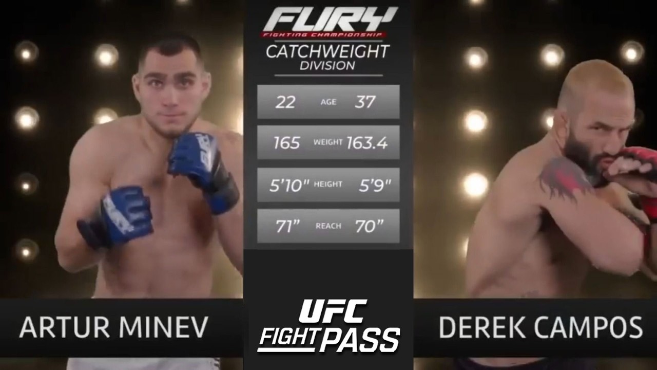 Fury FC 113: Artur Minev vs Derek Campos | January 18, 2026